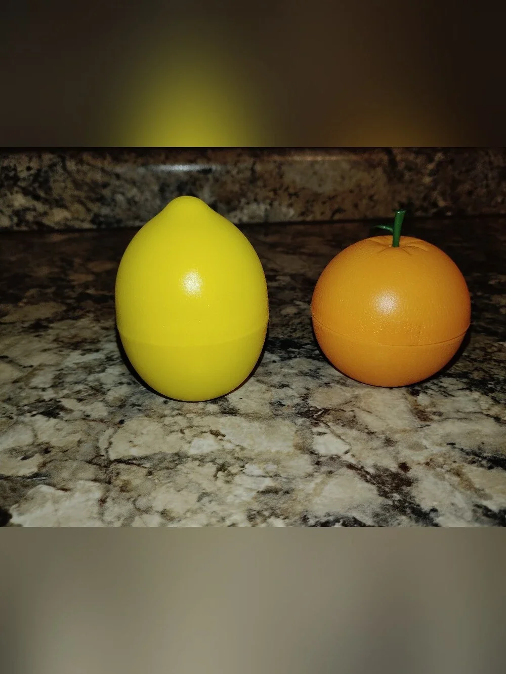 Yellow Lemon Lip Balm Jar - Fruit-Shaped Moisturizer